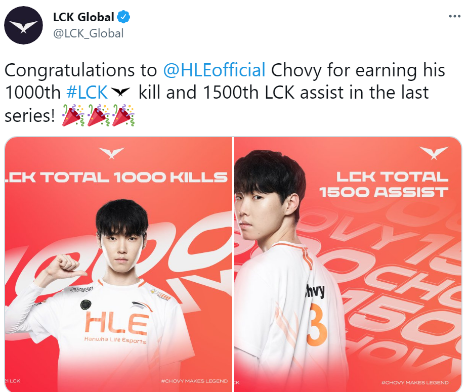GEN官推分享Chovy：与其要求你相信我，不如用表现征服你(lckgrf战队)